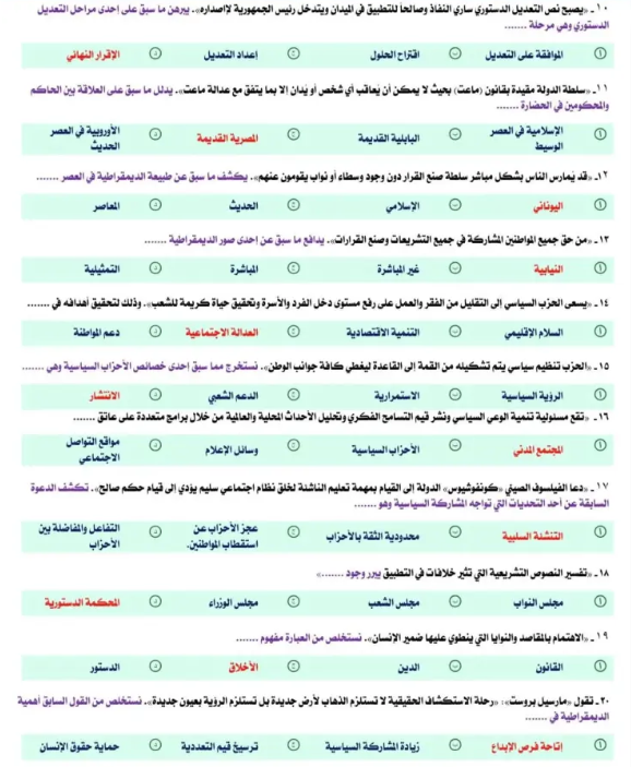 امتحانات تربية وطنية تالته ثانوي1 امتحانات تربية وطنية تالته ثانوي1